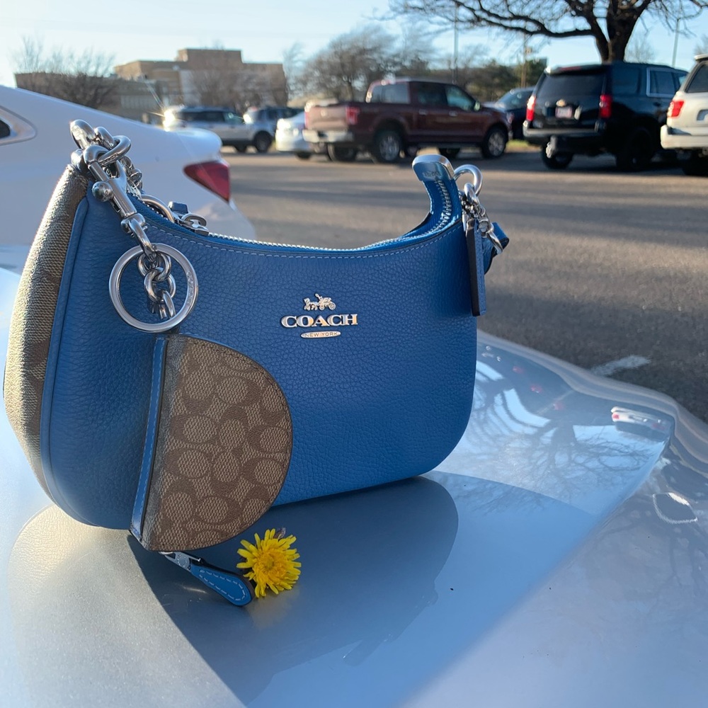 Coach blue signature Jamie crossbody - Picture 4 of 8